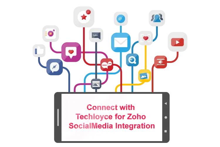 Connect with Techloyce for Zoho Social Media Integration